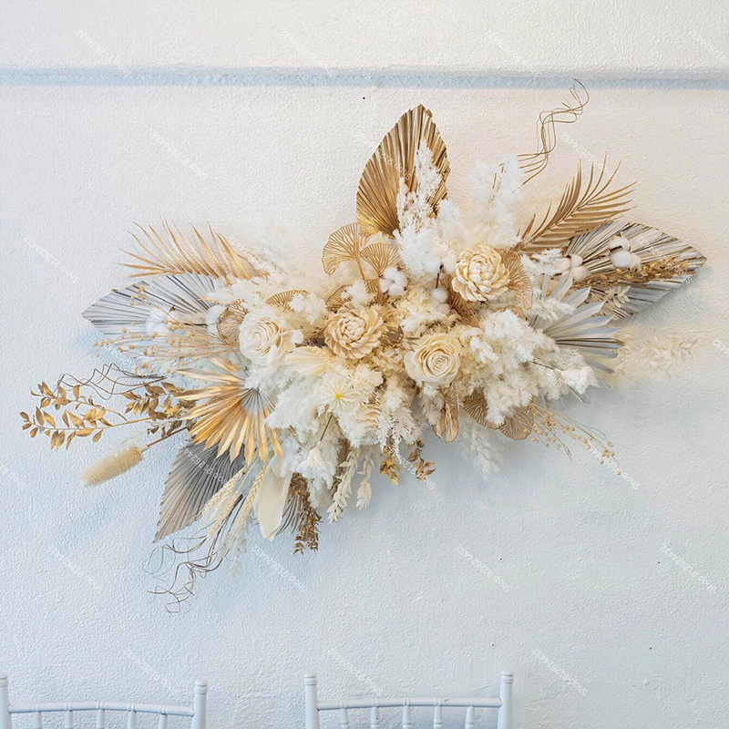 Pampas Grass Artificial Rose F - Pampas Grass Decor ulasan dan harga