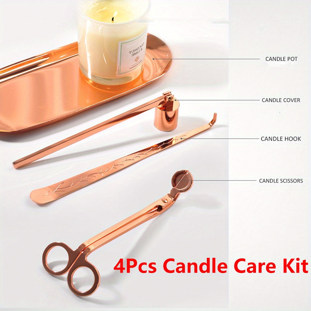4pcs/set Luxury Candle Care Ki - Home Decor Unique Items ulasan dan harga