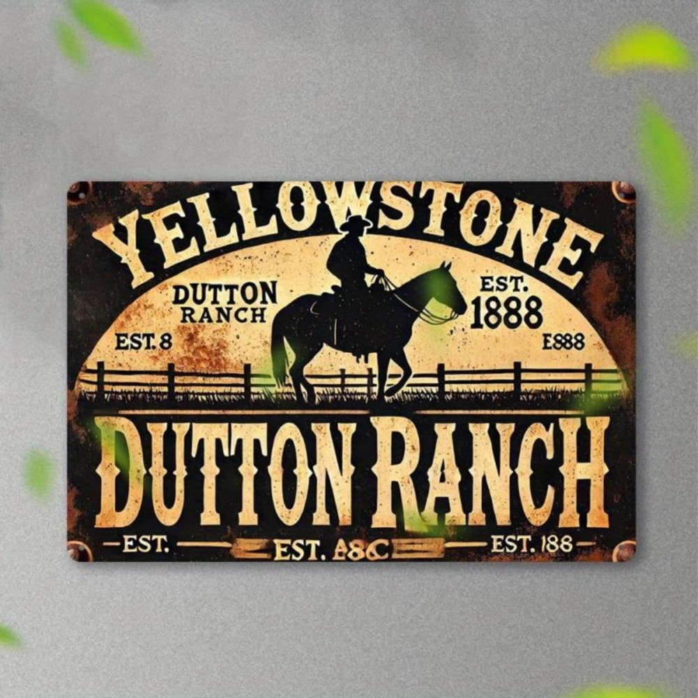 Brand Sign Metal Wall Decor, V - Home Decor Brand ulasan dan harga