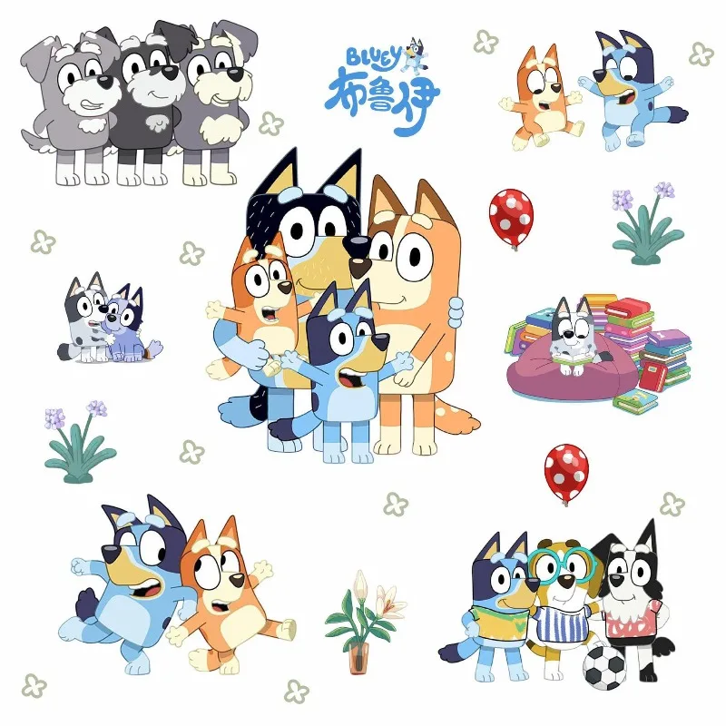 Bluey Cute Cartoon Anime Self- - Home Decor Design ulasan dan harga