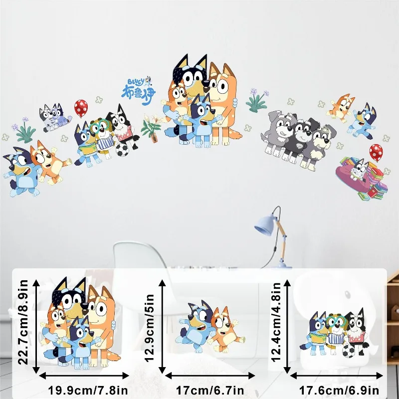Bluey Cute Cartoon Anime Self- - Home Decor Design ulasan dan harga