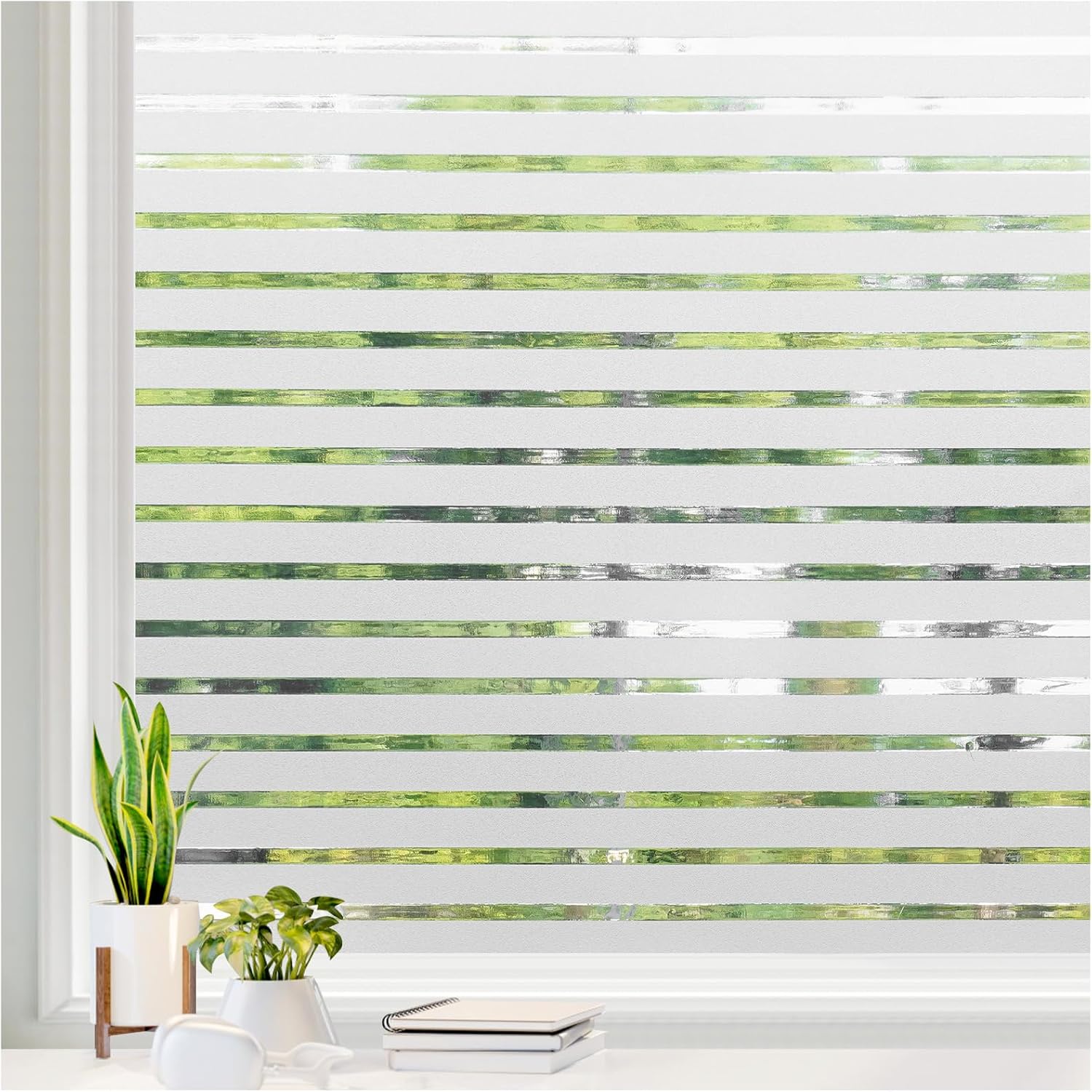Frosted Stripe Window Privacy  - Home Decor You ulasan dan harga