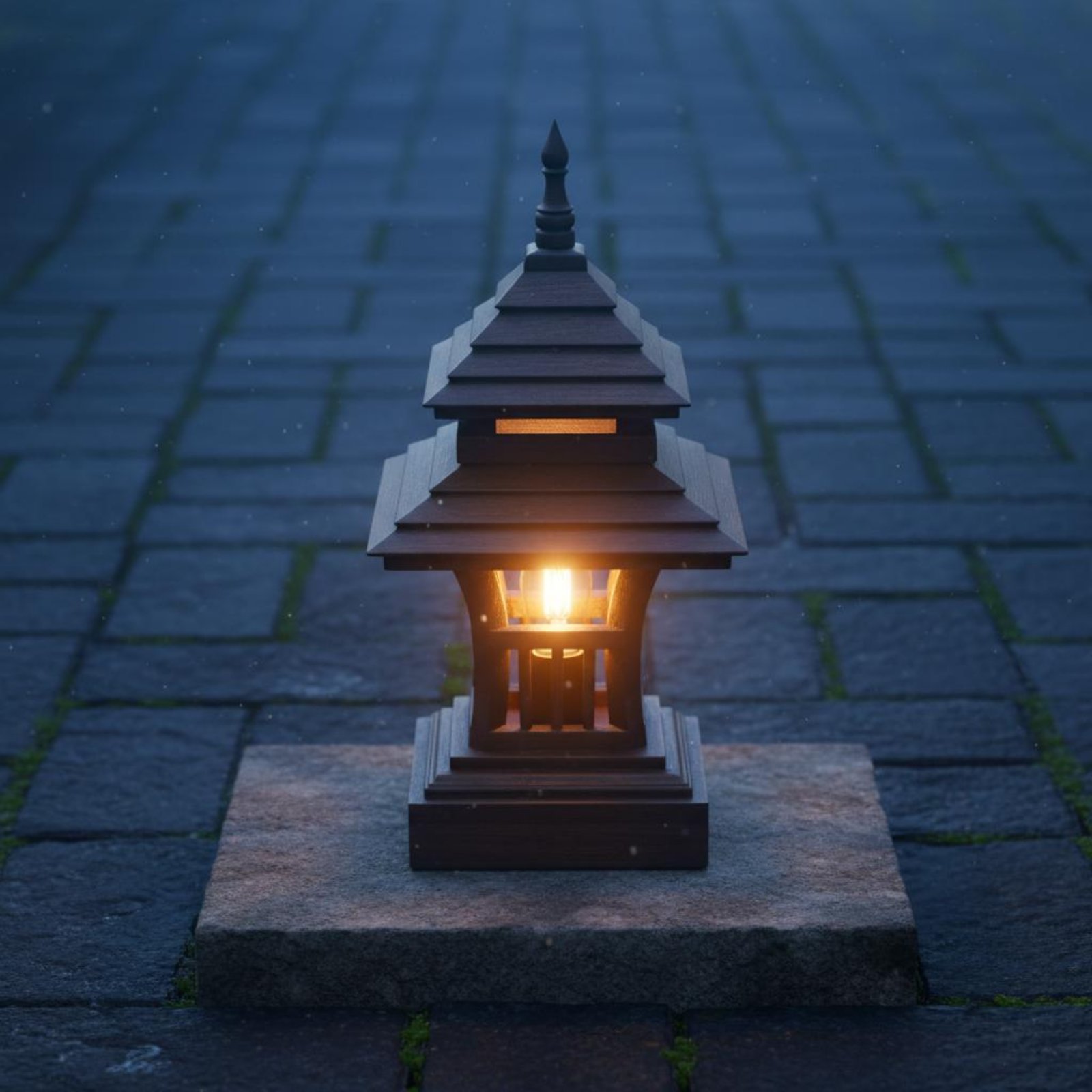 Thai Design Wood Lamp Decorati - Home Decor Design ulasan dan harga