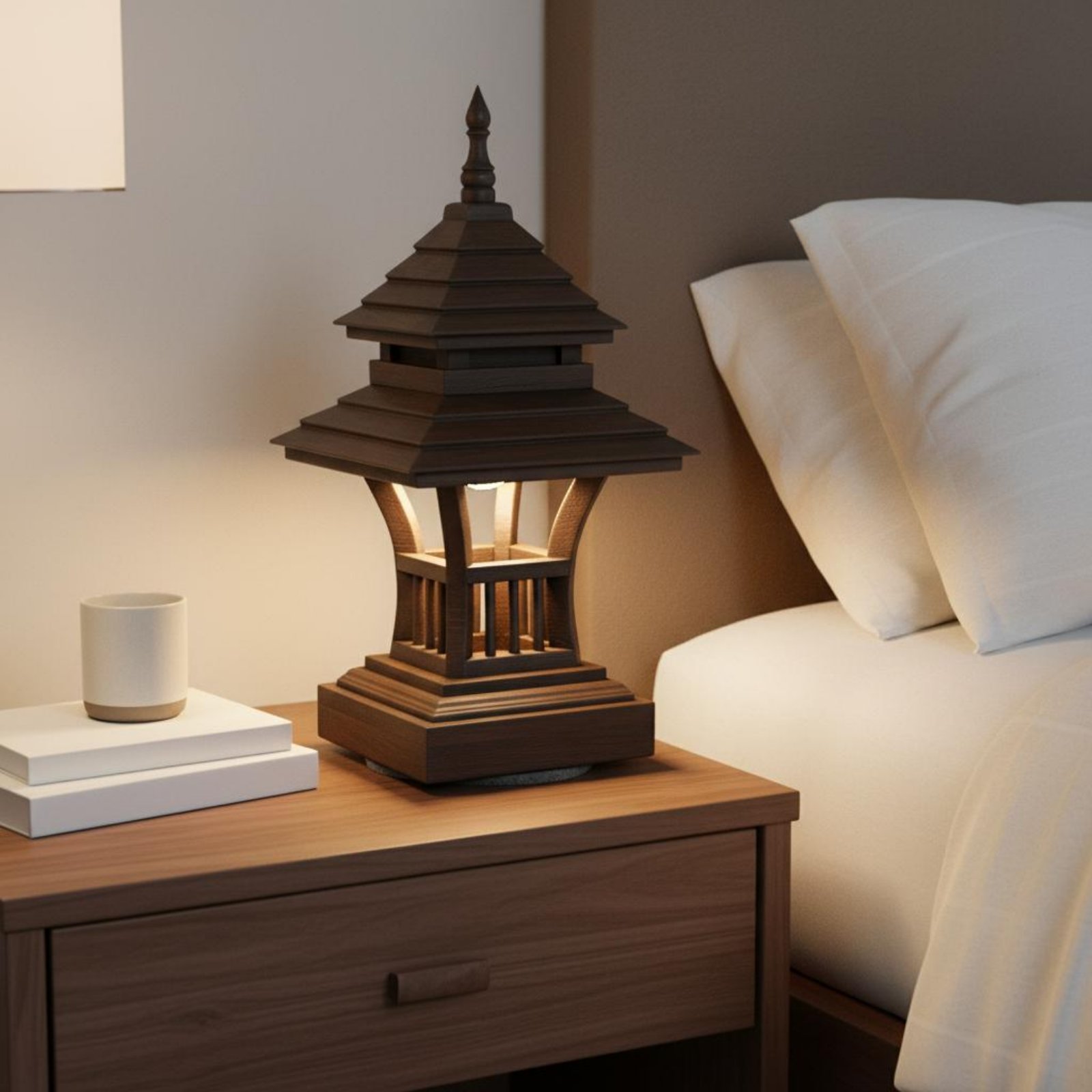 Thai Design Wood Lamp Decorati - Home Decor Design ulasan dan harga