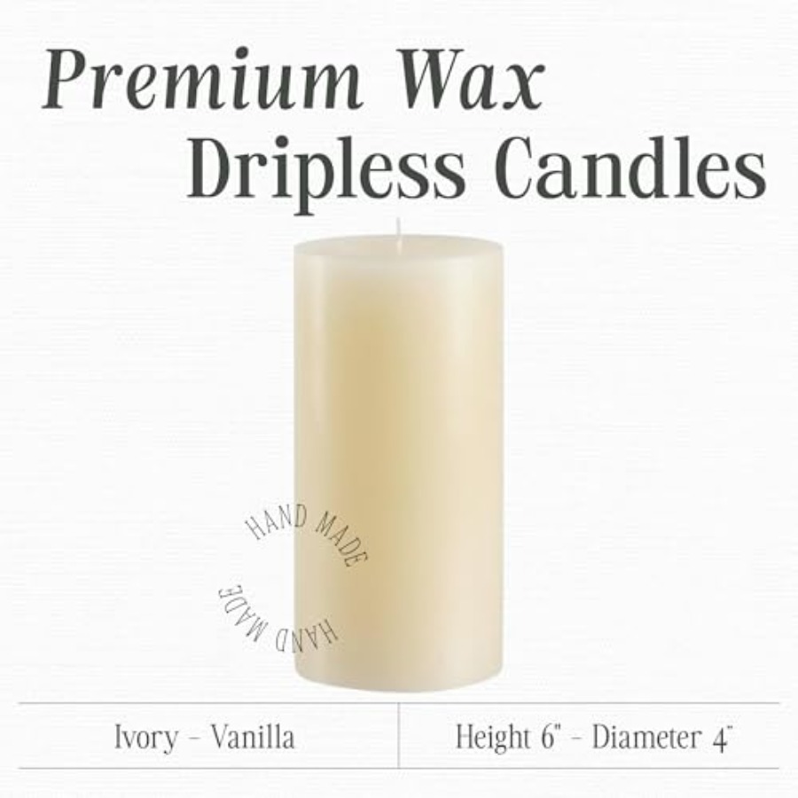 Dripless Vanilla Scented Ivory - Home Decor Essentials ulasan dan harga