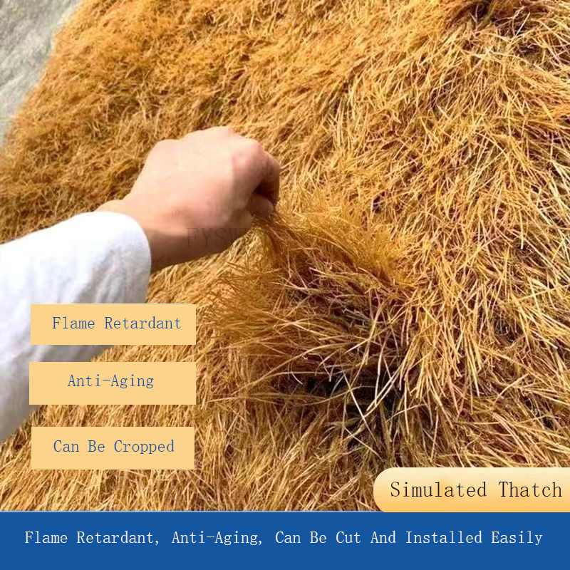 Simulated Thatched Roof Straw  - Flooring Home Decor ulasan dan harga