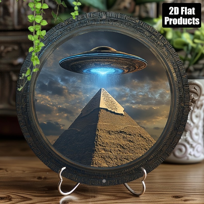 Pyramid UFO Theme Round Alumin - Home Decor Theme ulasan dan harga