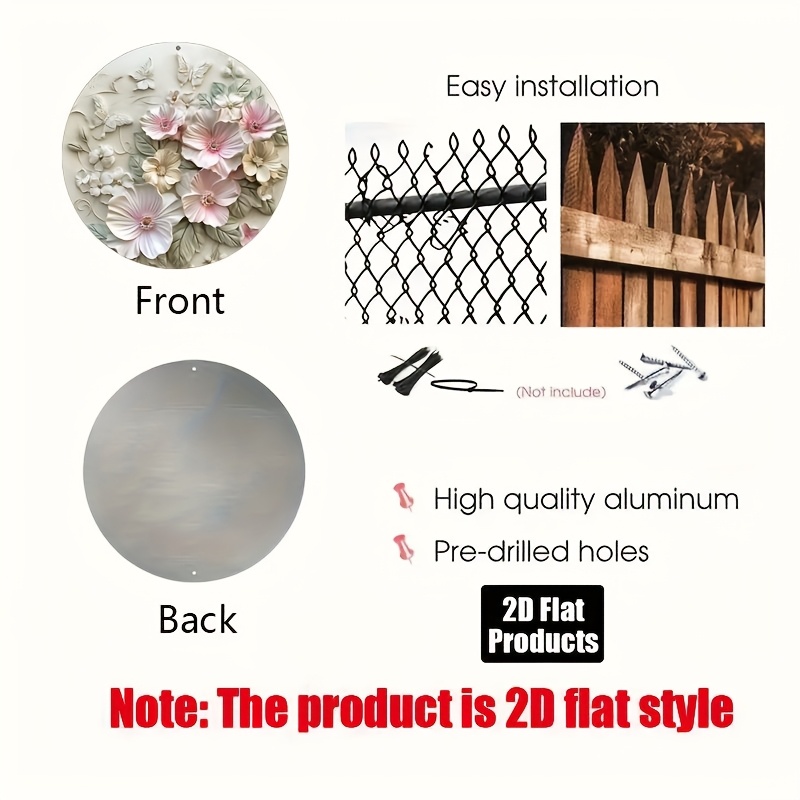 2D Flat, 2D flat printing, 1pc - Home Decor Theme ulasan dan harga