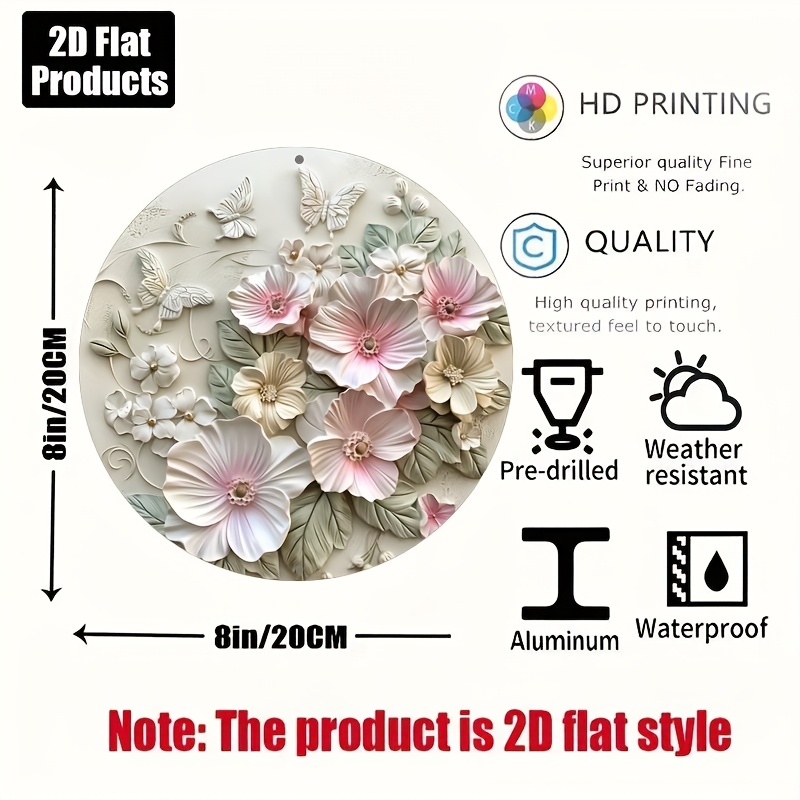 2D Flat, 2D flat printing, 1pc - Home Decor Theme ulasan dan harga