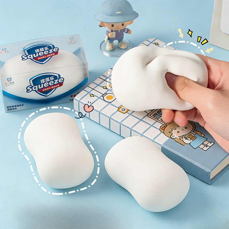 Soft Fake White Soap Squishy S - Home Decor Games ulasan dan harga