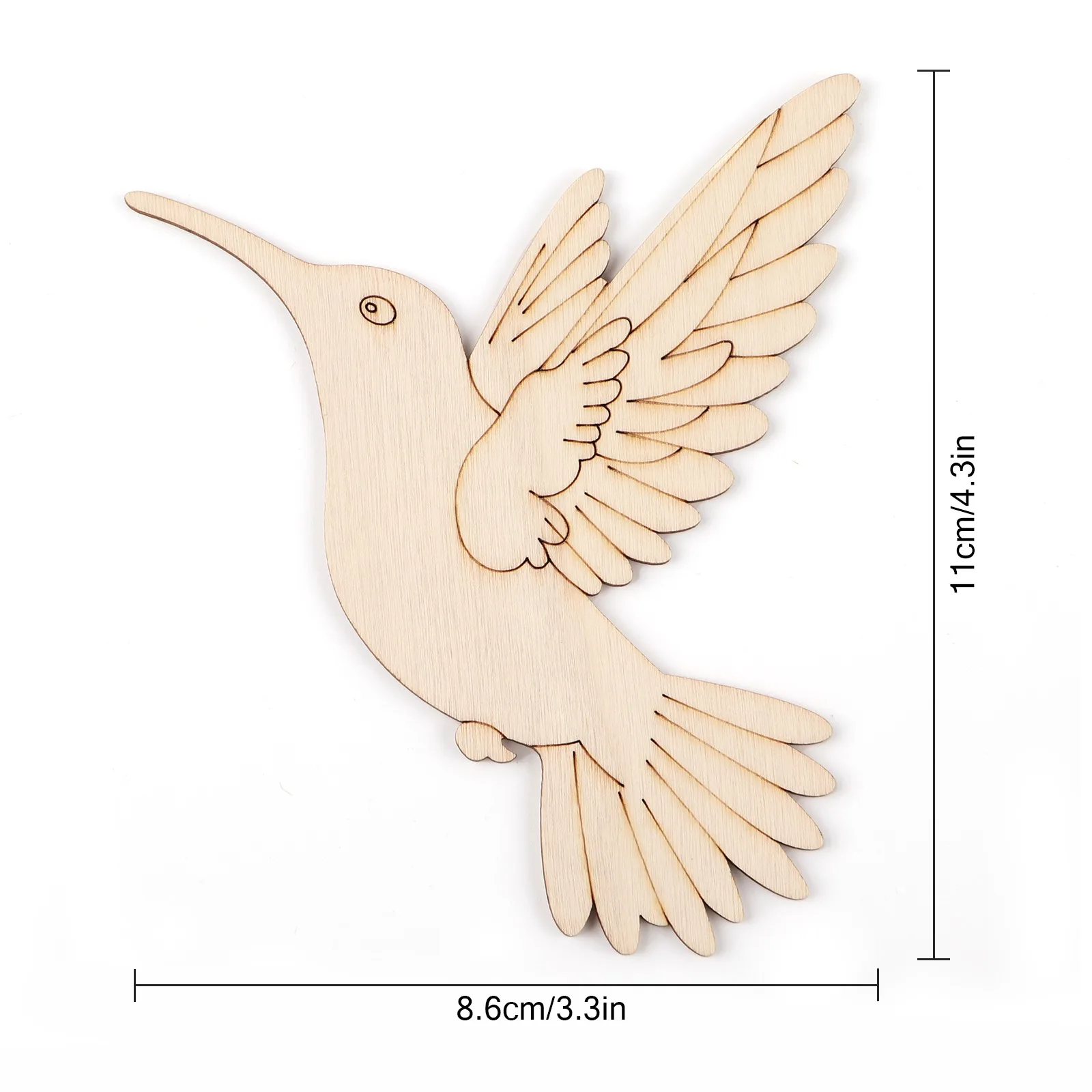 10pcs Unfinished Wood Animal B - Home Decor You ulasan dan harga