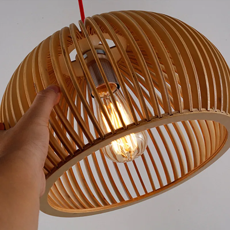 Hand-made Wooden Birdcage Pend - Home Decor Netherlands ulasan dan harga