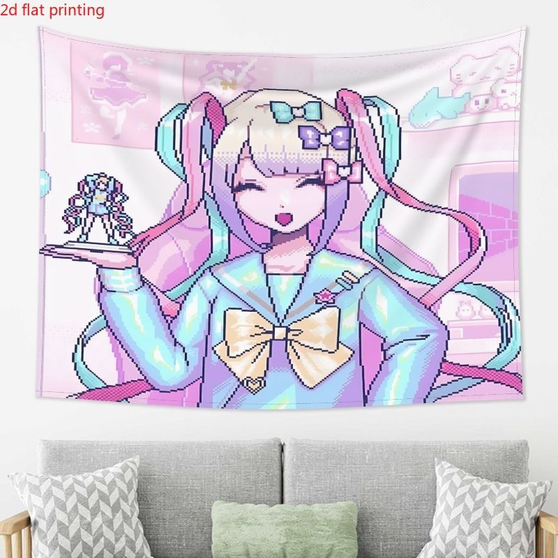 VIKAMA Y2K Anime Tapestry Kawa - Home Decor Y2K ulasan dan harga