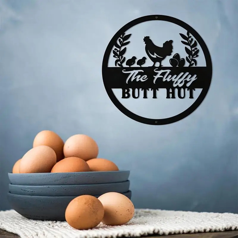 Chicken Coop Sign Rustic Farmh - Home Decor You ulasan dan harga