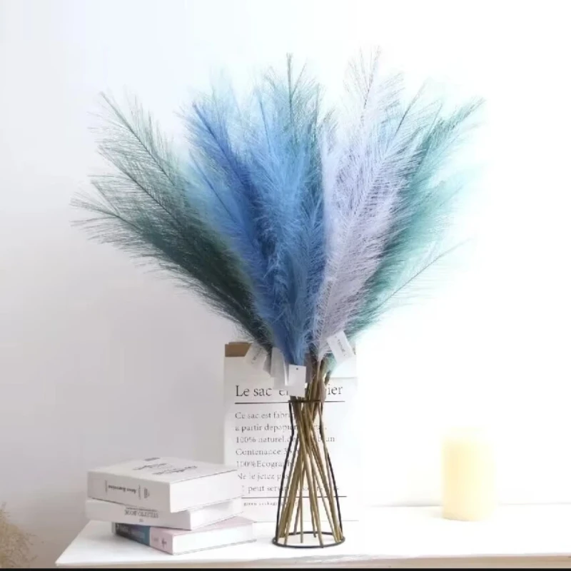 Pampas Grass Imitation Reeds f - Pampas Grass Decor ulasan dan harga