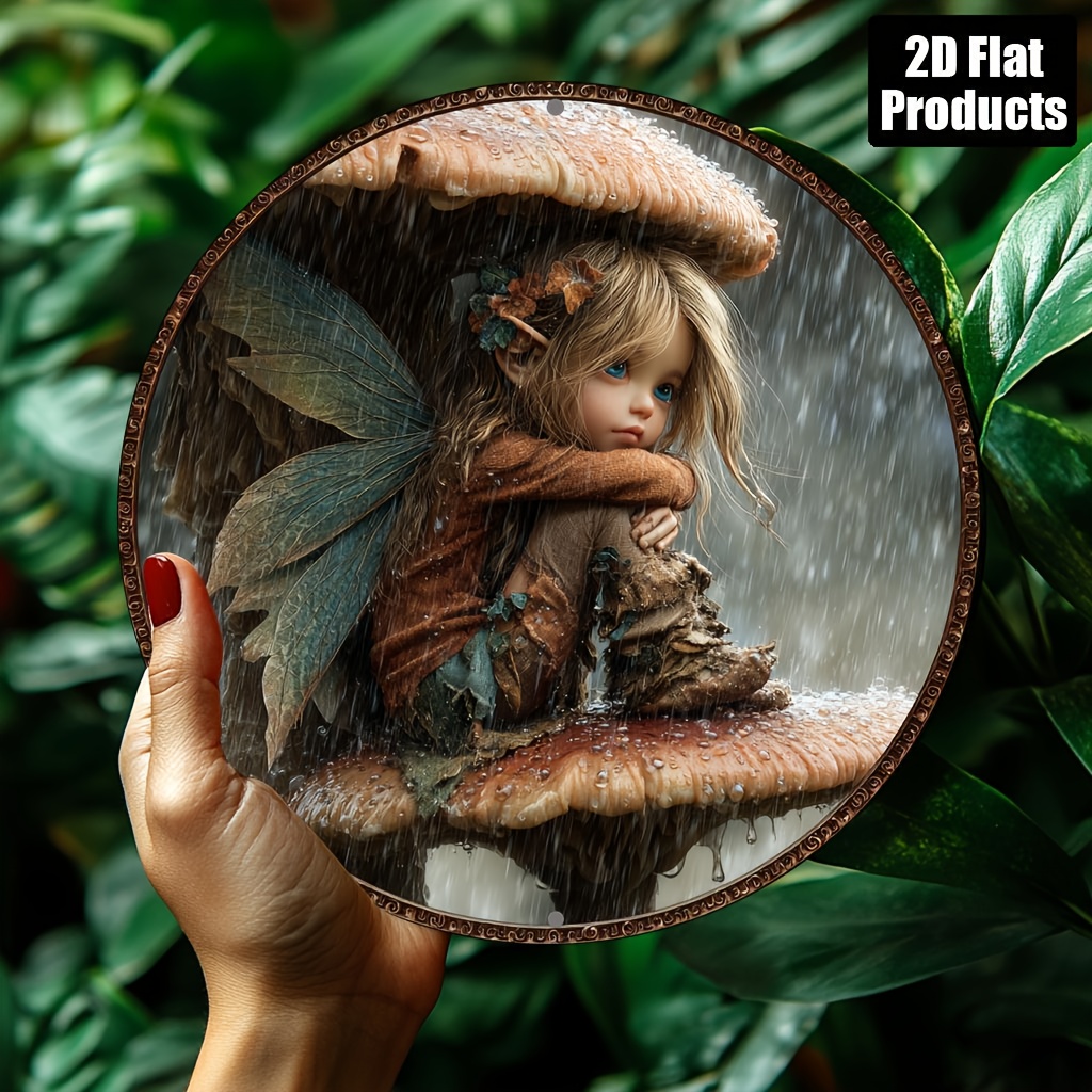 2D Flat, 1pc, Mushroom Elf The - Home Decor Theme ulasan dan harga