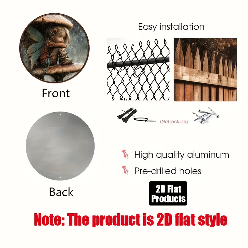 2D Flat, 1pc, Mushroom Elf The - Home Decor Theme ulasan dan harga
