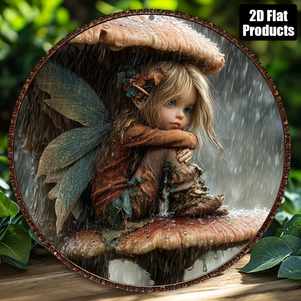 2D Flat, 1pc, Mushroom Elf The - Home Decor Theme ulasan dan harga