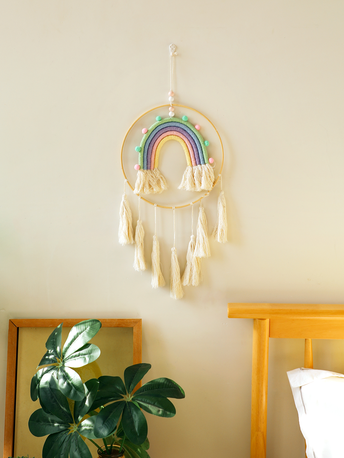Macrame Tapestry Wall Hanging  - Home Decor Y2K ulasan dan harga