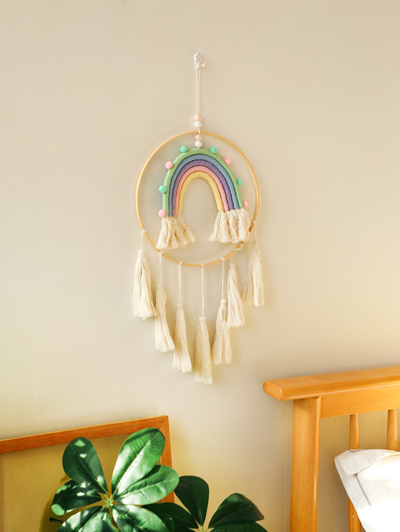 Macrame Tapestry Wall Hanging  - Home Decor Y2K ulasan dan harga