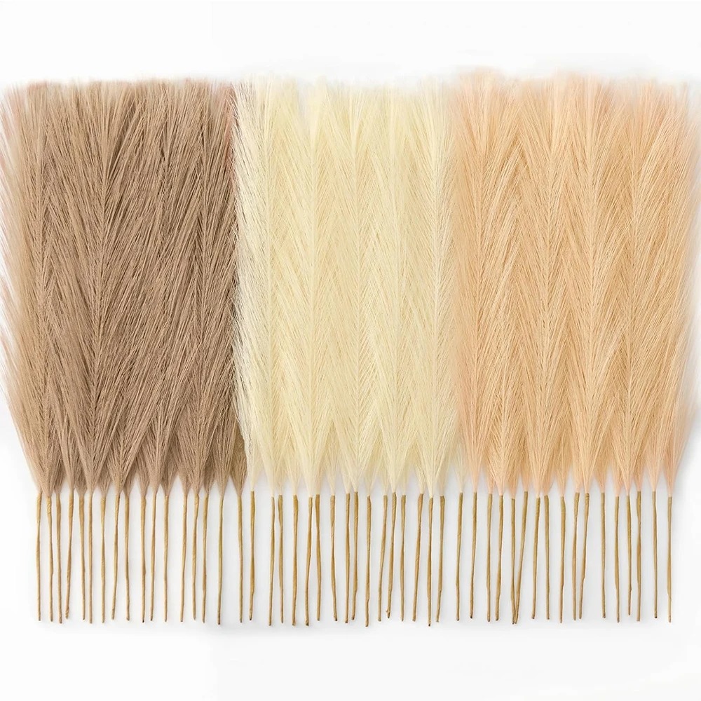 15Pcs Pampas Grass Realistic A - Pampas Grass Decor ulasan dan harga