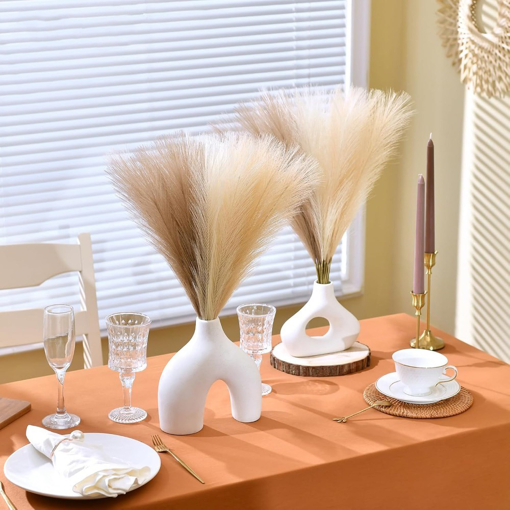 15Pcs Pampas Grass Realistic A - Pampas Grass Decor ulasan dan harga