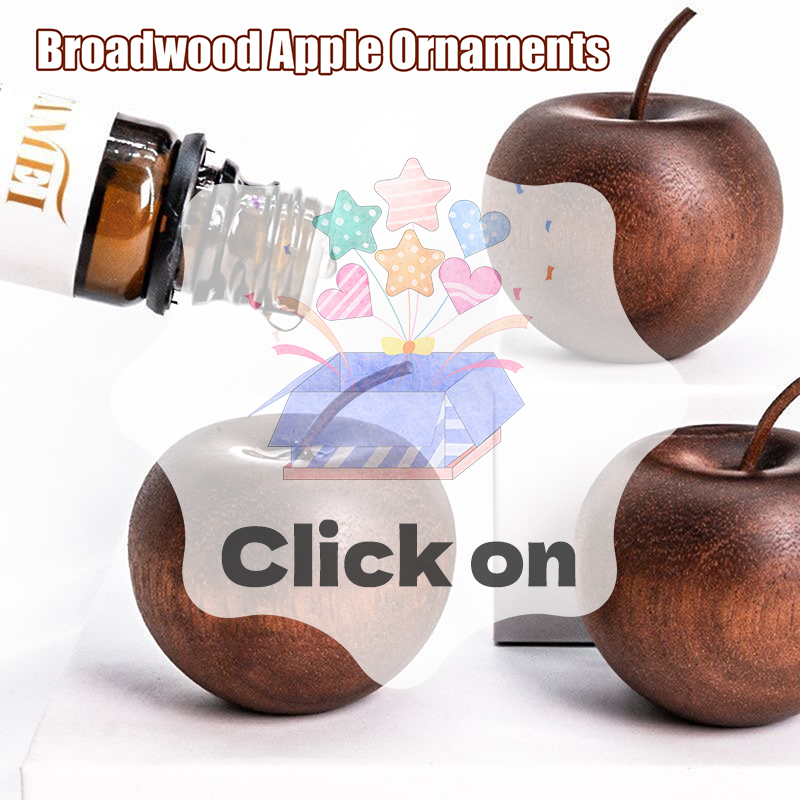 1PCS Of Wooden Apple Shaped Es - Home Decor Essentials ulasan dan harga