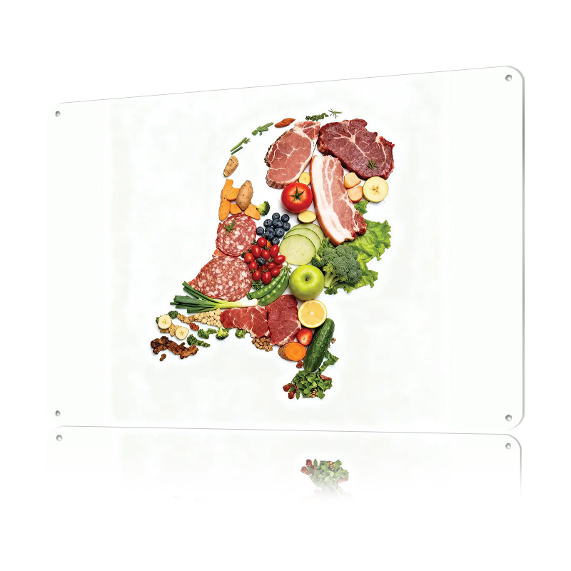 Food Map of Netherlands Made F - Home Decor Netherlands ulasan dan harga