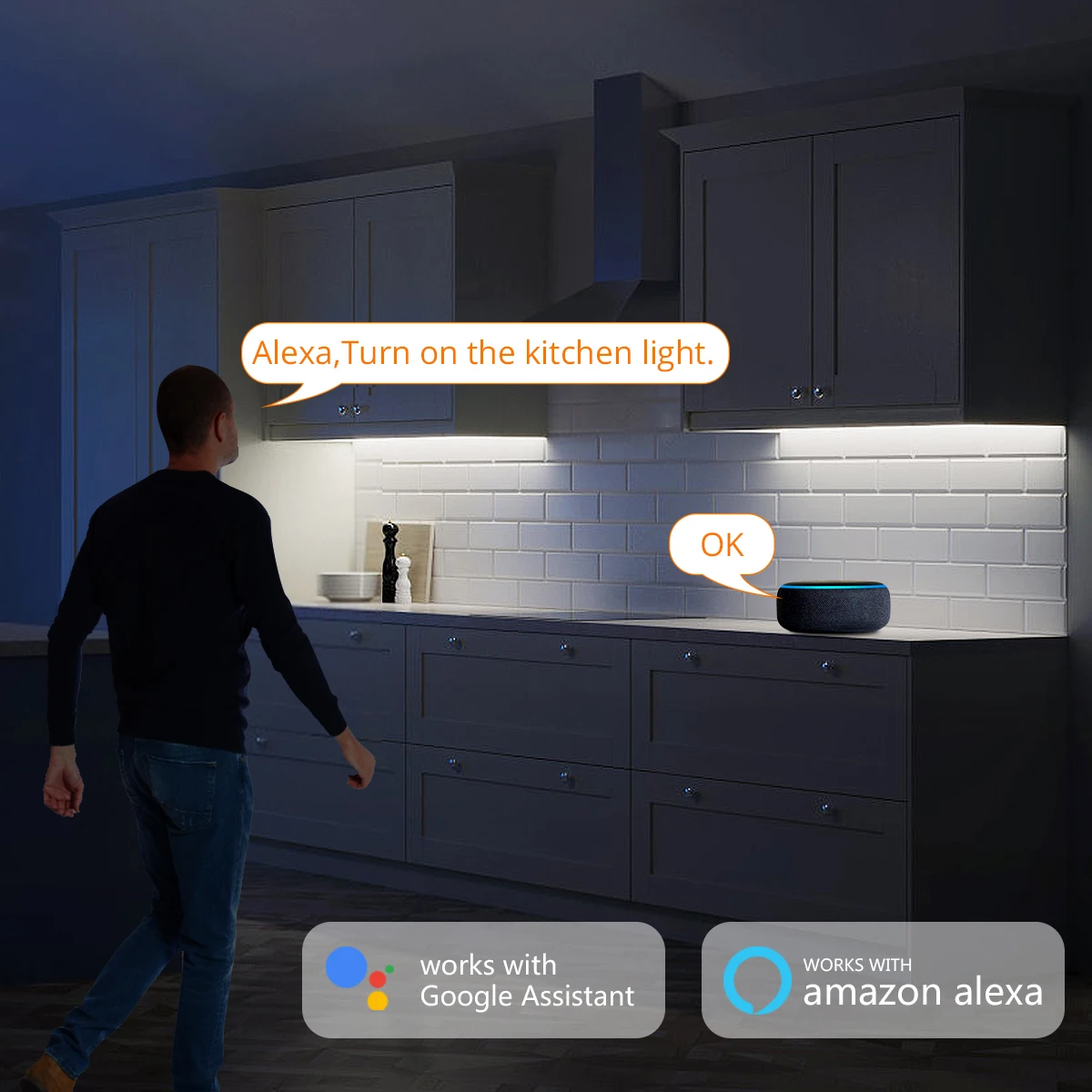 Tuya Smart COB LED Strip Light - Home Decor Free App ulasan dan harga