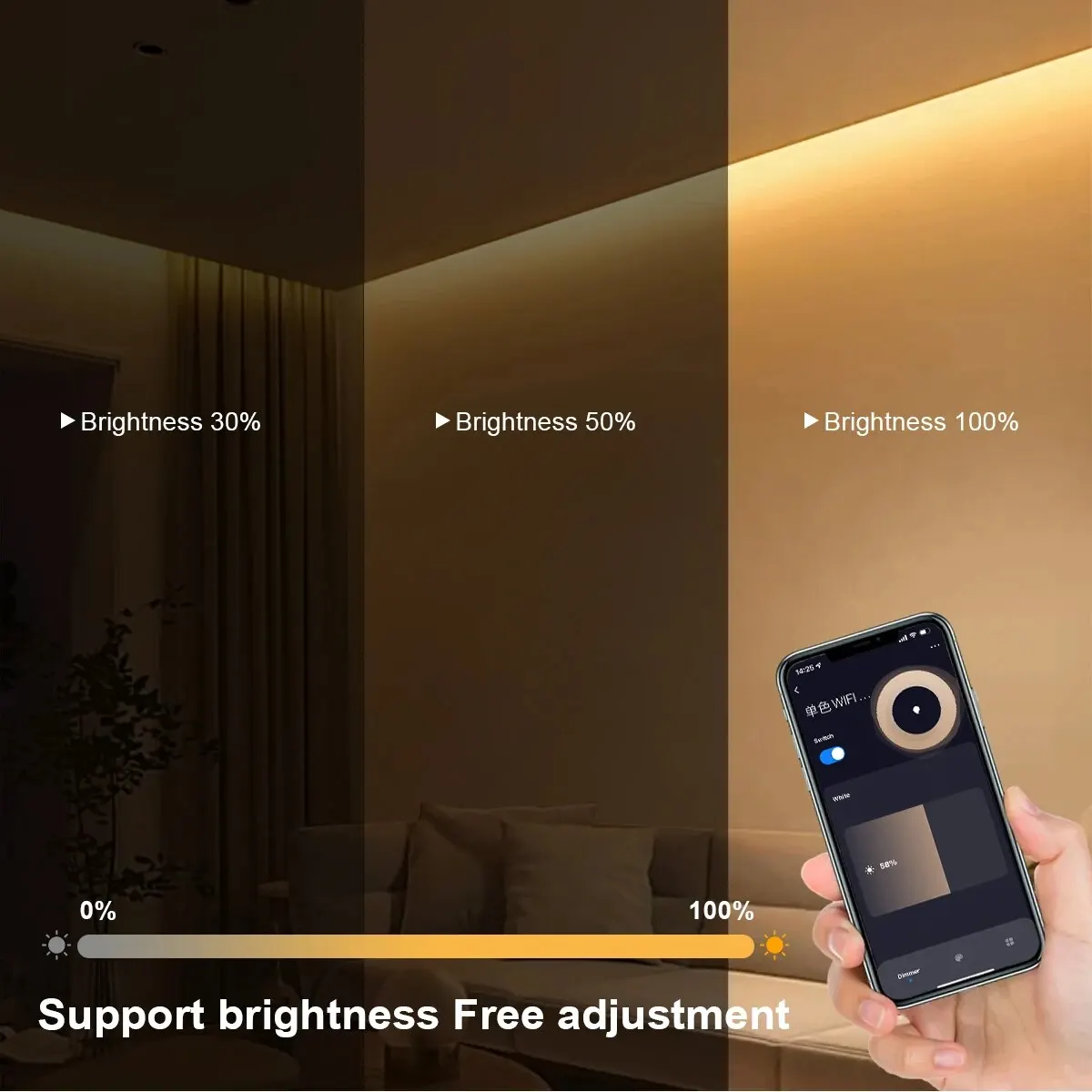 Tuya Smart COB LED Strip Light - Home Decor Free App ulasan dan harga