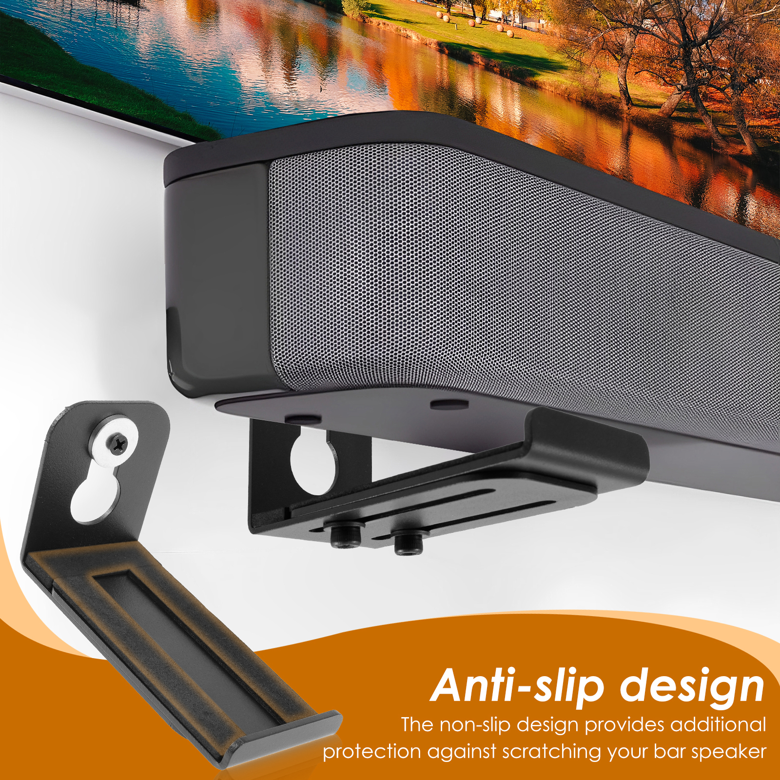 2Pcs Soundbar Speaker Stands W - Home Decor Unique Items ulasan dan harga