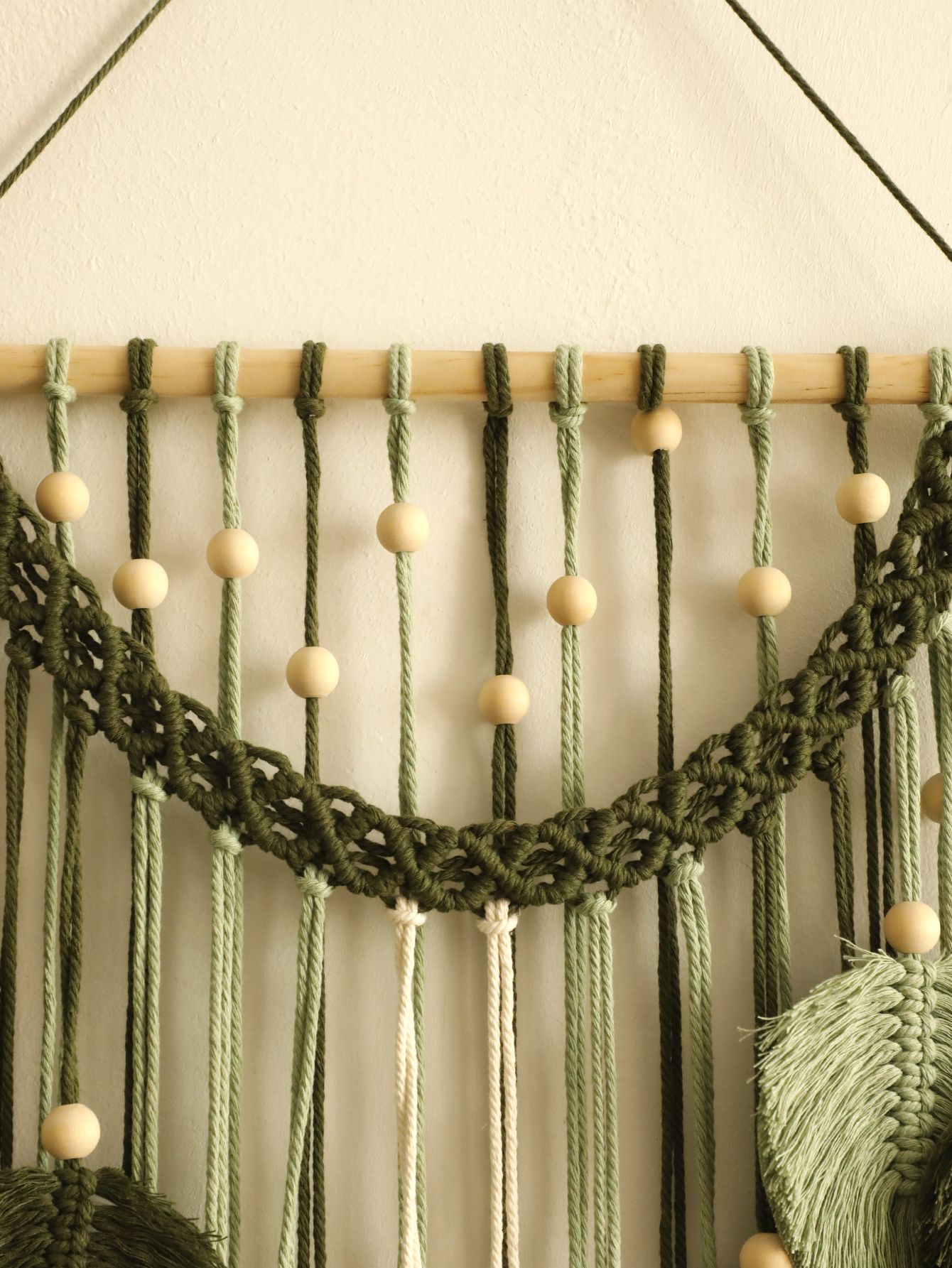 Macrame Leaf Tapestry Boho Hom - Home Decor Y2K ulasan dan harga