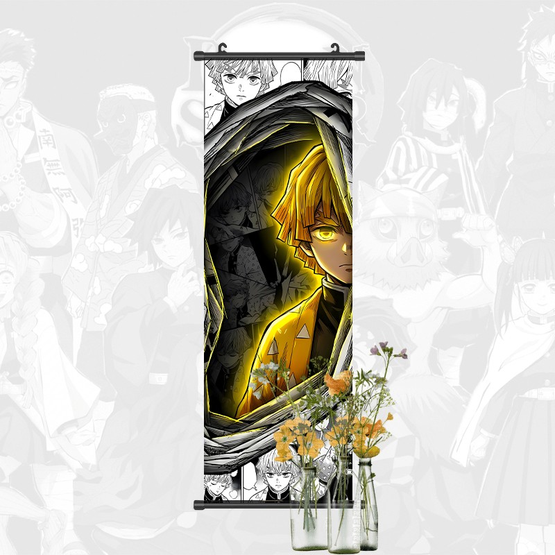 Amine Canvas Scroll Wall Hangi - Home Decor Tv ulasan dan harga
