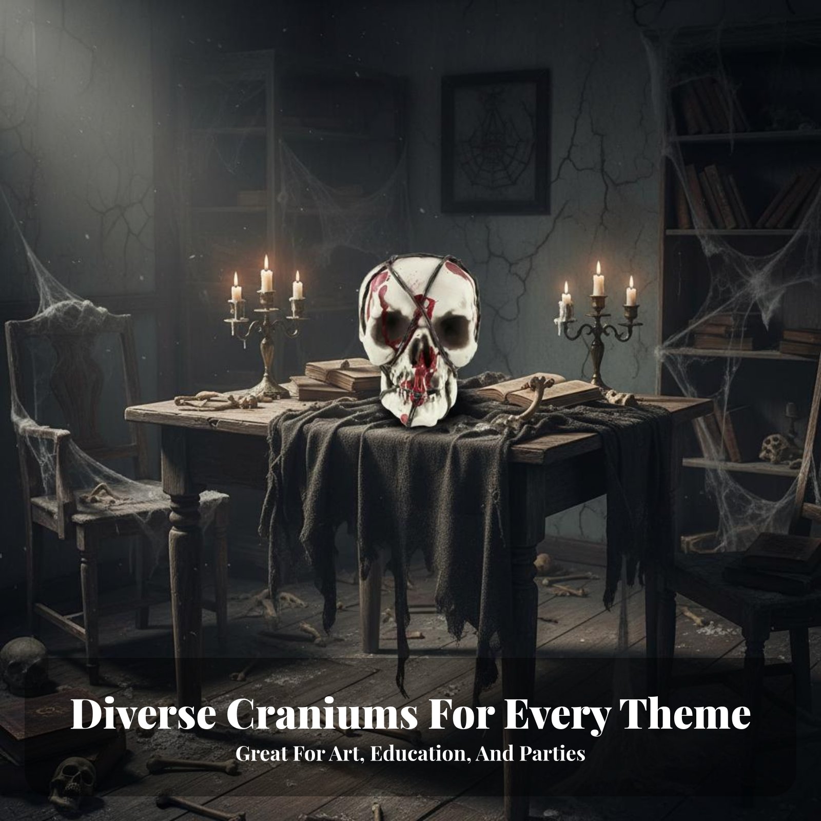Realistic Skull Model Horror T - Home Decor You ulasan dan harga