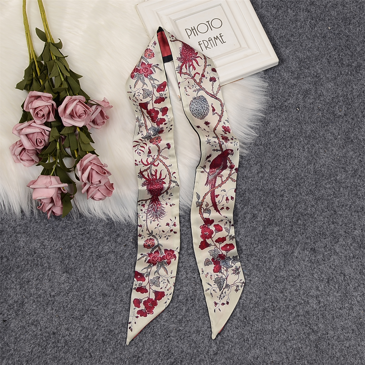 Flower Room Parrot Brand Scarf - Home Decor Brand ulasan dan harga