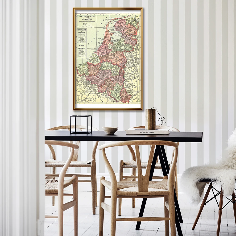 42*59cm The 1914 Belgium and N - Home Decor Netherlands ulasan dan harga