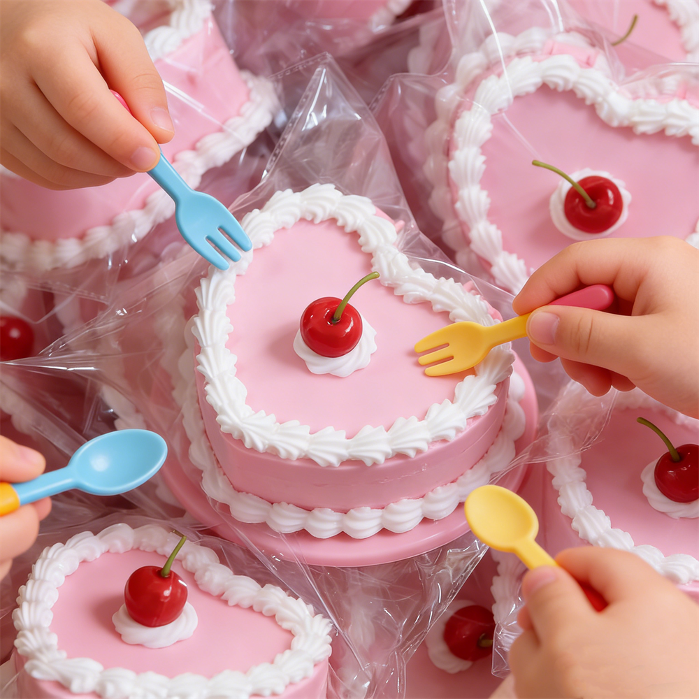 Realistic Pink Heart Cake Jewe - Home Decor Y2K ulasan dan harga