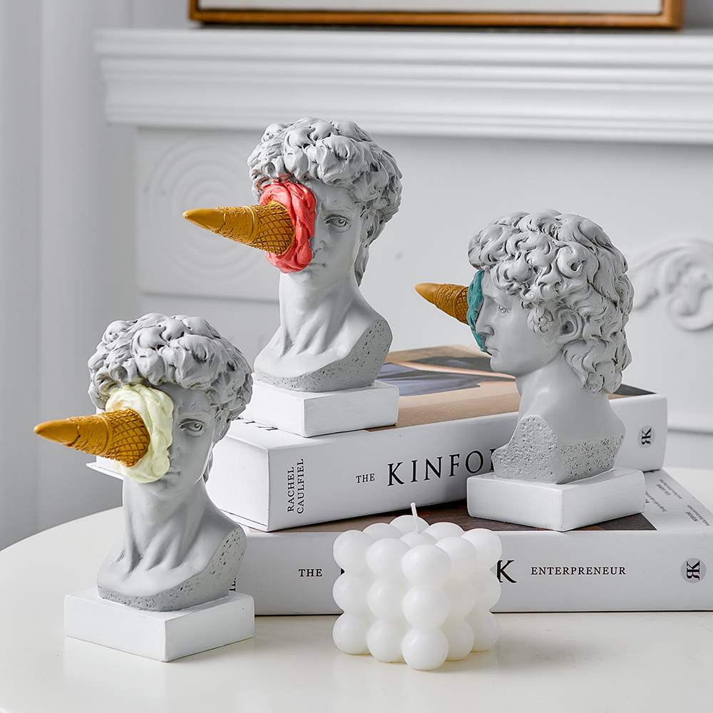Modern Nordic Figure Ornament  - Home Decor Y2K ulasan dan harga