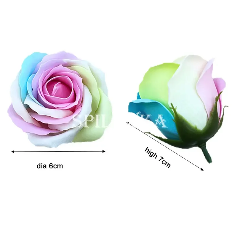 Spilewka 6X7cm Colorful Rose A - Home Decor Design ulasan dan harga